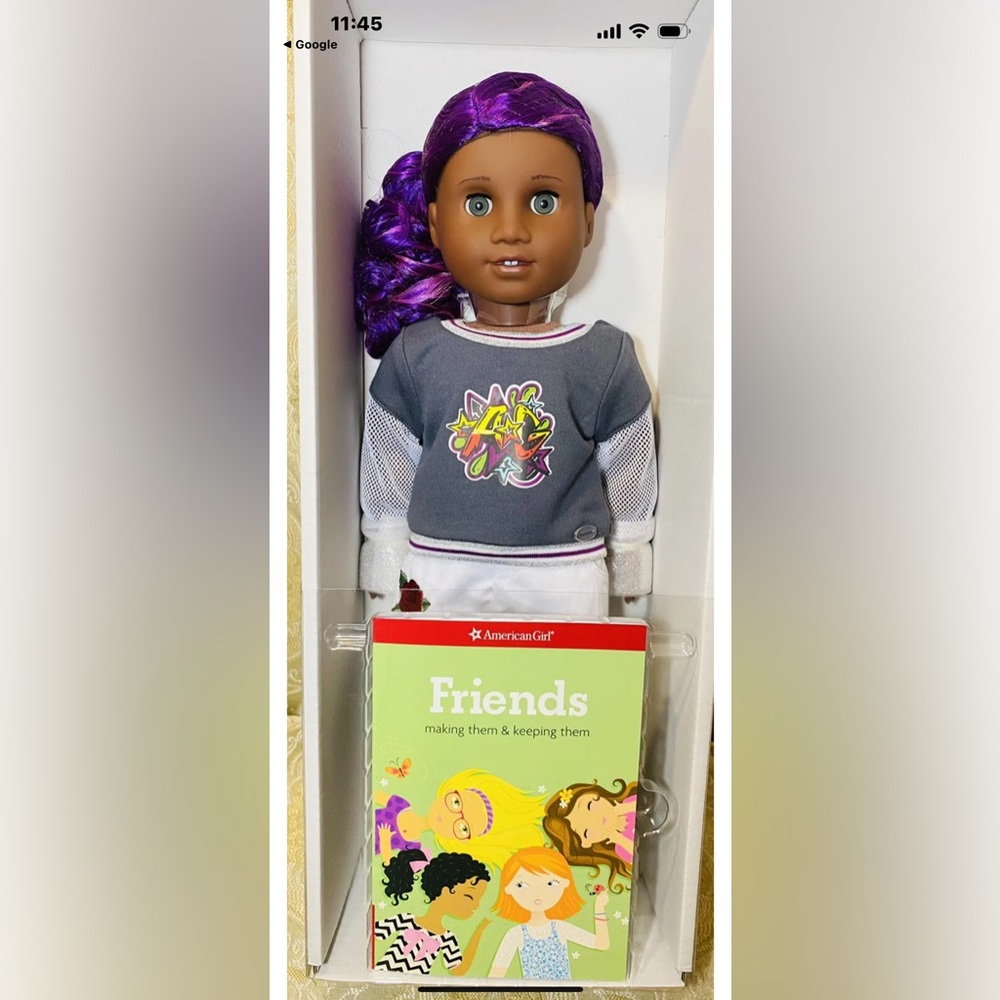 American girl African retired street chick collection new in the box,